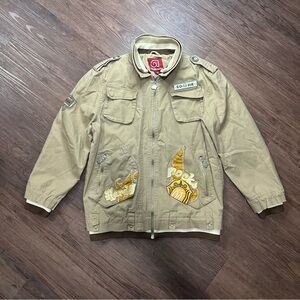 School Of Hard Knocks SOHK Vintage Jacket 90s Hip Hop Size Large